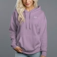 thumbnail image 3 of Women's 330g 100% Cotton Smiley Graphic Hoodie, 3 of 16