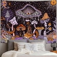 thumbnail image 2 of Gojian Mushroom Tapestry Hippie Tapestry for Bedroom Cute Tapestries Aesthetic Wall Tapestries Hanging for Bedroom Dorm Living Room, 2 of 6