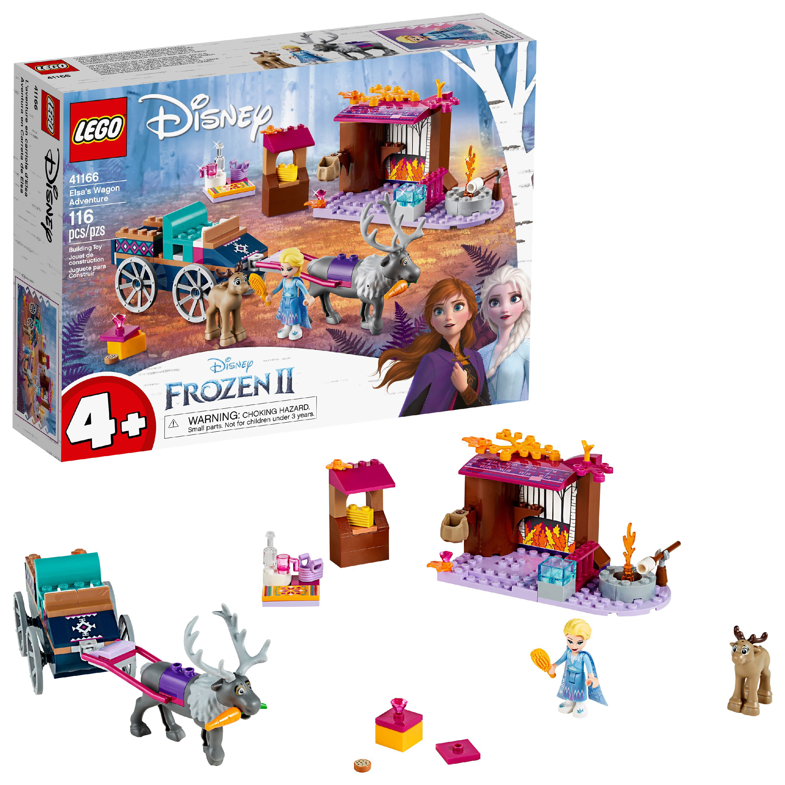 LEGO Disney Frozen II Elsa Wagon Adventure 41166 Building Toy Set