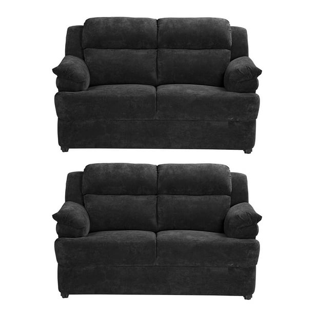Sala 2-2 TRINITY Kendra ( 2 piezas Love Seat ) Gris Oscuro Para Sala
