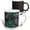 Multicolor, variant on 3drose, Teal and Image of Copper Image of Watercolor Flower Splash Pattern, 15oz Mug