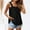 Black, variant on Baqcunre Corset Top Women'S Solid Color Suspender Vest Square Neck Loose Sleeveless Top Cute Summer Womens Tops T Shirts For Women Black L