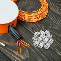 Raindrops 12PCS High Tensile Connectors Aluminium Alloy Wire Connectors Split Bolt Connectors Fencing Supplies Electric Fence Wire Connection Clamps for Agricultural and Garden Use