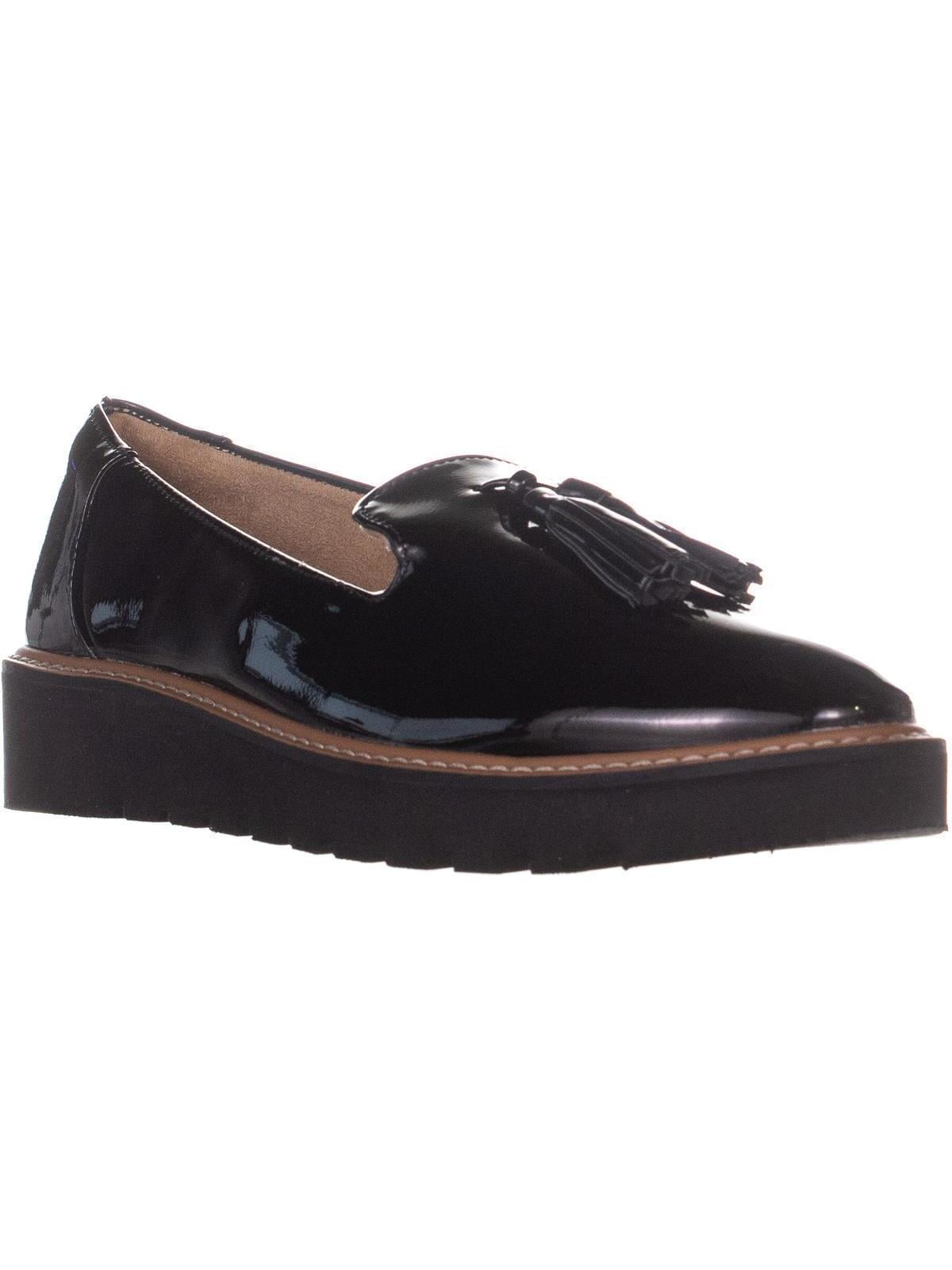 naturalizer black patent loafer