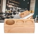 thumbnail image 5 of Estante De Portafiltros, Café En Polvo Estable Prensado De Café Soporte De Manipulación Materiales De Madera De Alta Calidad Con Textura De Madera Para Tiendas De Té Con Leche Cergrey Coffee Tamper Stand, 5 of 8