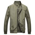 thumbnail image 3 of Vedolay Men's Lightweight Jackets Button Down Soft Long Sleeve Lightweight Ribbed Shrug Clothes Army Green,4XL, 3 of 3