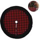 thumbnail image 1 of pieza de falda de árbol de Navidad a cuadros-alfombra de falda de árbol a cuadros negro y rojo para decoraciones de fiesta navideña Ofspeizc 221154-1, 1 of 4