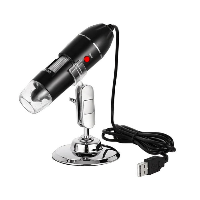 Cámara Microscopio Digital USB 500X Lupa LED para Reparación Teléfonos Celulares(500X)