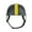 Black yellow_S, variant on Safety Dogs Cats Helmet with Adjustable Chin Strap Outdoor Pet Motorcycle Hat