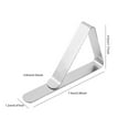 thumbnail image 3 of ZOURIH Tablecloth Clip - 12 Pack Stainless Steel, Rust Proof Table Clips for Home, Restaurants, Picnic, Party, Dining Tables - Fits Up to 1.8 inch Thick Tables,Silver, 3 of 5