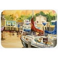 thumbnail image 2 of Caroline's Treasures Sunset Bay Sailboat Kitchen/Bath Mat, 2 of 2