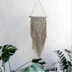 thumbnail image 5 of Cotton Wall Decoration Macrame Wall Hanging Tapestry Hand Woven Simple Boho Style for Room, 5 of 5