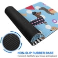 thumbnail image 6 of Long Mouse Pads for Desk,Colorful Funny Dachshund Desk Mats on Top Of Desks, Desk Mouse Pad Extra Large with 3mm Non-Slip Base and Stitched Edge for Gaming,Office,Work,Home 31.5"x11.8", 6 of 6