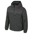 thumbnail image 2 of Men's Colosseum Charcoal Virginia Tech Hokies Nightman Full-Zip Hoodie Puffer Jacket, 2 of 3