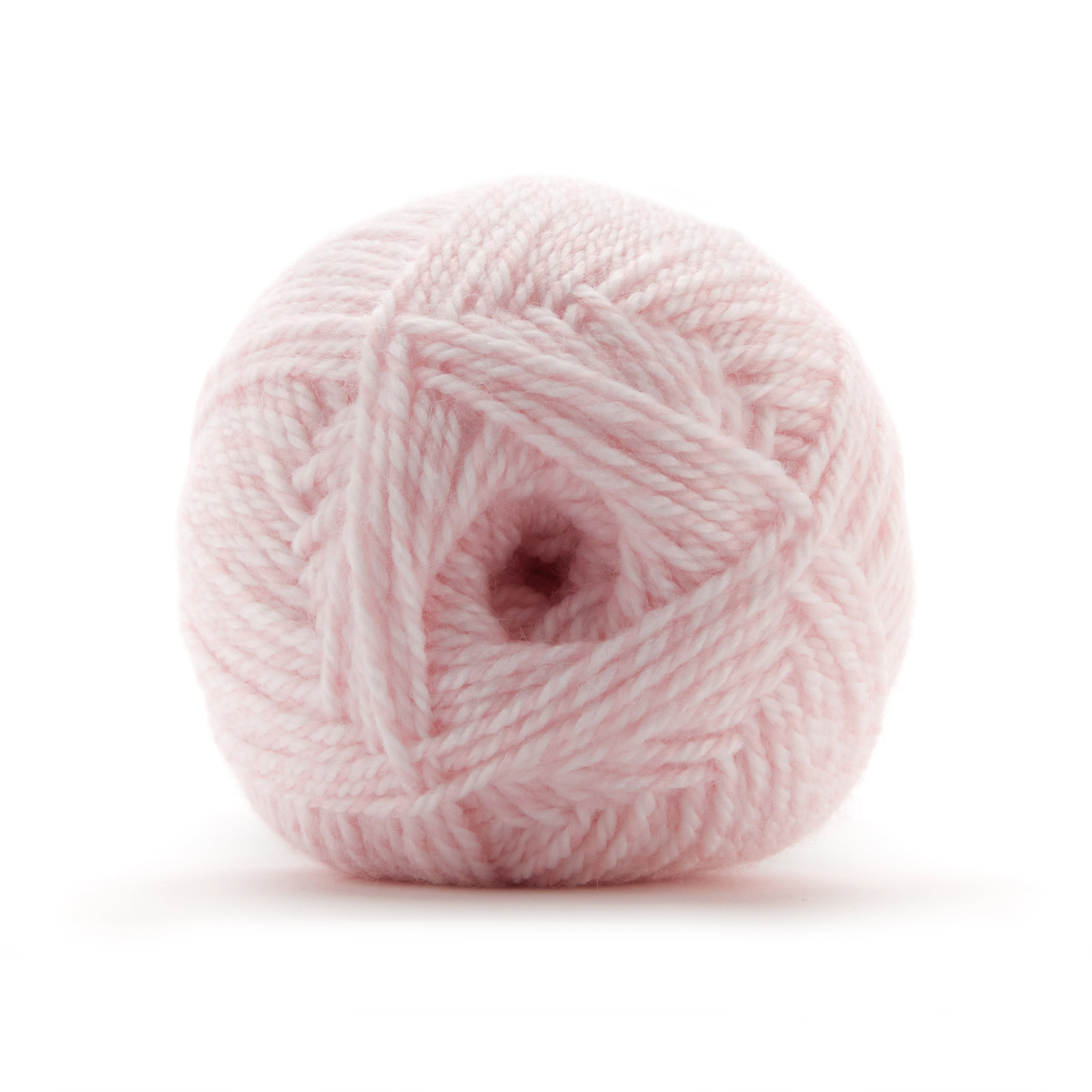 Loops & Threads Cotton Candy Marl Delicate DK Yarn - Light Weight Yarn for Knitting, Crochet, Weaving, Arts & Crafts, 15 Pack