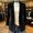 Black, variant on Womens Vintage Corduroy Blazer Jacket Notched Lapel Single Button Open Front Long Sleeve Blazer Business Casual Office Coat