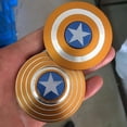 thumbnail image 1 of Orange Captain America Fidget Spinner, 1 of 5