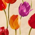 thumbnail image 2 of Villa, Luca 26x26 Gold Ornate Wood Framed with Double Matting Museum Art Print Titled - Tulip Funk (detail), 2 of 4