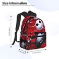 thumbnail image 2 of Goofa The Nightmare Before Christmas Pattern Casual Backpack – School Backpack Lightweight & Ergonomic Design, Water-Resistant, Spacious & Comfortable, Travel, 2 of 6