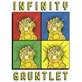 thumbnail image 2 of Men's Marvel Infinity Gauntlet Retro Boxes  Baseball Graphic Tee White/Black Large, 2 of 4