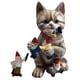 thumbnail image 1 of Estatua De Gato Estatuas de gnomos que comen gatos, adorno decorativo para jardín, divertido para decoración de jardín, 1 of 9