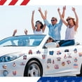 thumbnail image 7 of 24 Pieces Patriotic Memorial Day Refrigerator Magnets 4th of July USA Flag Decorative Fridge Magnetic Stickers for Fridge Metal Door Mailbox Locker Office Cabinets Decor Presidents' Day Accessories, 7 of 7