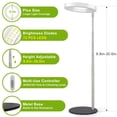 thumbnail image 3 of Lámpara LED para plantas Grow Light LORDEM de espectro completo, 72 W, con temporizador, 3 of 7