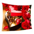 thumbnail image 4 of Manta de forro doble Happy Valentine, sofá cálido y acogedor Chocolate Zulema Manta de vellón de San Valentín, 4 of 8