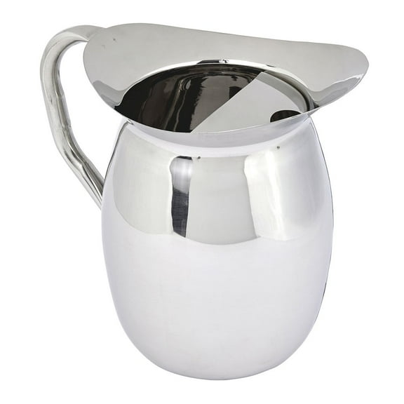 HUBERT® Pitcher with Ice Guard Stainless Steel 3 Quart