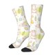 thumbnail image 1 of Fotbe Easter Rabbit Calcetas Largas con Estampado para Hombre y Mujer – Calcetas de Compresión Transpirables y Elásticas, Viajar y Uso Diario Talla 5-11, 1 of 6