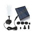 thumbnail image 1 of Bomba sumergible solar hidropónica multifuncional con 7 boquillas, filtro de bomba de agua, accesorios decorativos portátiles, 1 of 6