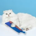 thumbnail image 3 of Kripyery Cat Catnip Toy Funny Realistic Shape Built-in Catmint Bite-resistant Interactive Relieve Boredom Soft 3D Simulation Fish Pet Kitten Chew Plush Toy for Home, 3 of 8