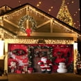 thumbnail image 5 of Large Snowman Banner for Garage Door Outdoor Indoor Holiday Welcome Sign Jolly Design Polyester Durable Fade Resistant Perfect Size Easy Installation for Garage Doors Schools Churches Celebrations, 5 of 5