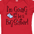 thumbnail image 4 of Inktastic Heart New Big Sister Girls Baby Bodysuit, 4 of 5