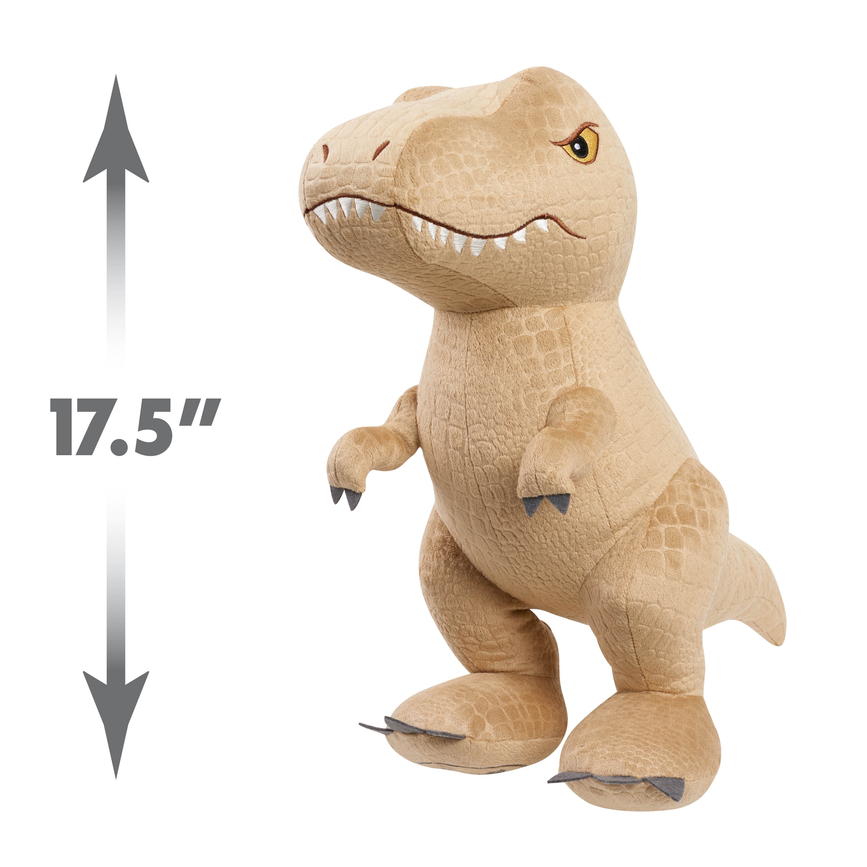 Jurassic World Jumbo 17.5-inch T Rex Plush Stuffed Animal, Kids Toys for Ages 3 up