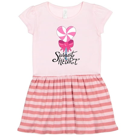 

Inktastic Sweetheart-Valentine Lollipop Gift Toddler Girl Dress