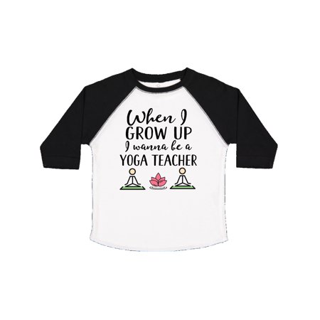 

Inktastic Future Yoga Teacher Instructor Gift Toddler Toddler Girl T-Shirt
