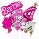 thumbnail image 3 of Juego de globos de tacón alto para niñas Barbie 15 piezas rosa, 3 of 5