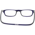 thumbnail image 4 of Clic Reader Eyeglasses Original Frosted Reflex Dk Blue Magnetic Readers Sz+2.00, 4 of 4