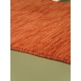 thumbnail image 4 of Rugsotic Carpets Handmade Rugs Hand Knotted Loom Runner 2'6''x6' Light Red Wool for Indoor Use, 4 of 6