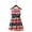 Red, variant on RTKFRFLM Girls Sleeveless Floral Dress Summer Beach Vacation Tiered Sundress Red 8-10 Years
