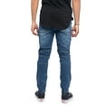 thumbnail image 4 of Victorious Men's Slim Fit Biker Denim Jogger Jeans JG873 - Indigo - Medium, 4 of 6