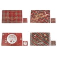 thumbnail image 3 of Manteles Individuales Y Posavasos De Mesa Antideslizantes De Pvc Para Navidad, 12 Uds., Decoración Navideña Que No Mancha sonducket HA042663-02, 3 of 6