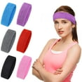 thumbnail image 3 of Raindrops Sweatbands Assorted Color Non Slip Stretchy for Sports Use 6Pcs, 3 of 8