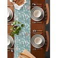 thumbnail image 2 of Cherry Blossoms Table Runner Cotton Linen 36 Inch Holiday Dresser Scarves, Watercolor Flowers Spring Summer Tablerunner for Kitchen Coffee Dining Bedroom Living Room Dinner Scarf Décor 13''x36'', 2 of 9
