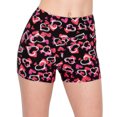 thumbnail image 2 of ALWAYS Women's Premium Super Soft Spandex Shorts Valentine Heart 4552 2XL, 2 of 8