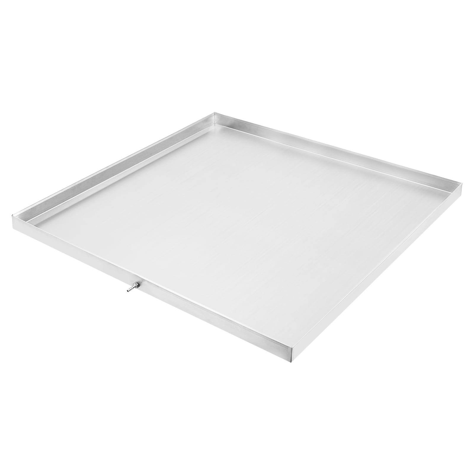 30"x30" Washing Machine Pan Under Washer Tray Drip Drain Stainless Steel 30 inch Installed Under Most Models of Washers, Dryers, Dishwashers