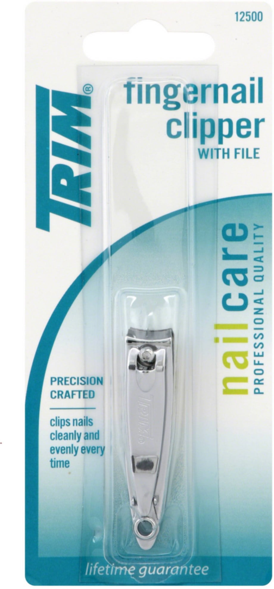Trim Fingernail Clipper With File 1 ea