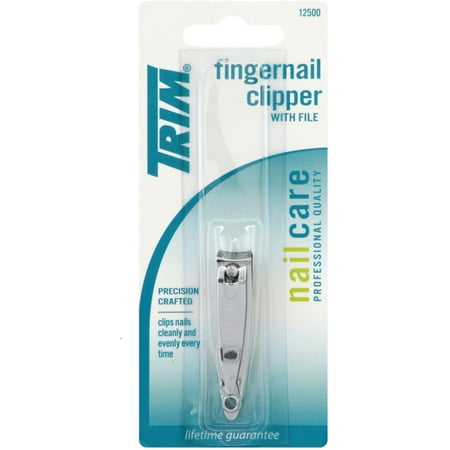 Trim Fingernail Clipper With File 1 ea (2 clippers)