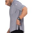 thumbnail image 2 of Camisa Chef Works Aryes Crew, unisex, talla pequeña, gris, 2 of 5